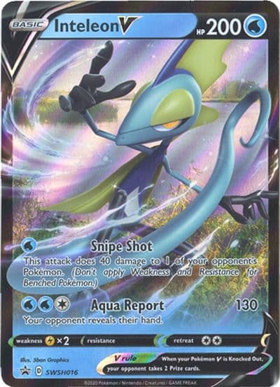 Inteleon V - SWSH016 SWSH: Sword & Shield Promo Cards Pokemon card