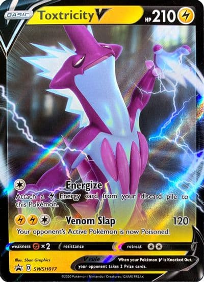 Toxtricity V - SWSH017 SWSH: Sword & Shield Promo Cards Pokemon card