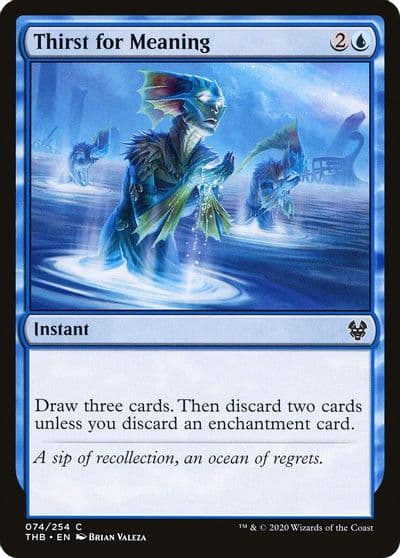 Thirst for Meaning Theros Beyond Death Magic card