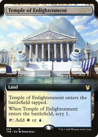 Temple of Enlightenment Extended Art Theros Beyond Death Magic card
