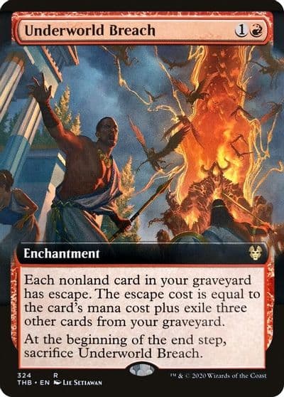 Underworld Breach Extended Art Theros Beyond Death Magic card
