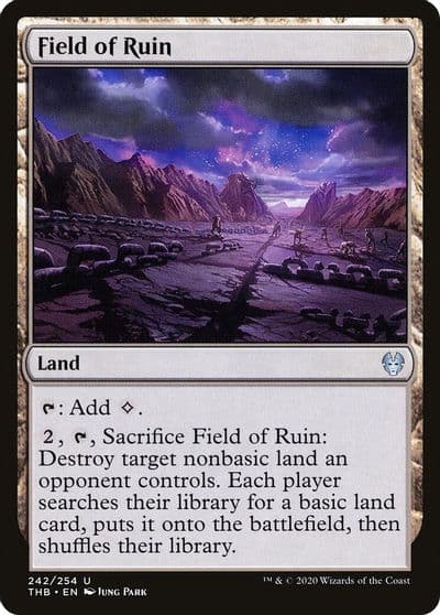 Field of Ruin Theros Beyond Death Magic card
