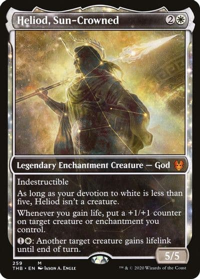 Heliod Sun Crowned Showcase Theros Beyond Death Magic card