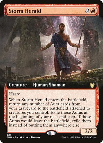 Storm Herald Extended Art Theros Beyond Death Magic card