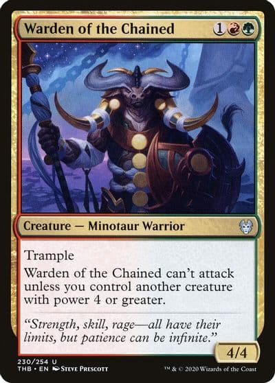 Warden of the Chained Theros Beyond Death Magic card