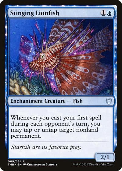 Stinging Lionfish Theros Beyond Death Magic card