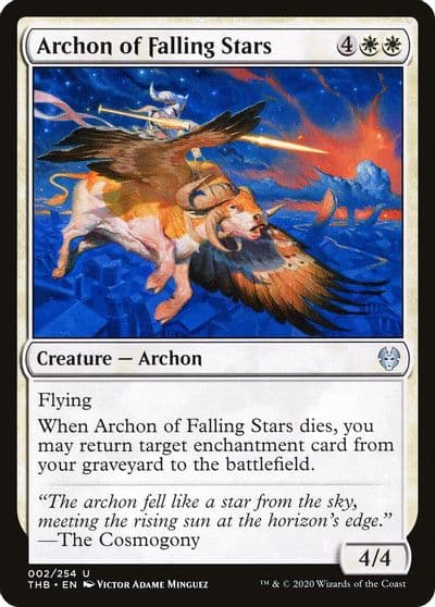 Archon of Falling Stars Theros Beyond Death Magic card