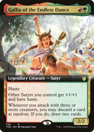 Gallia of the Endless Dance Extended Art Theros Beyond Death Magic card