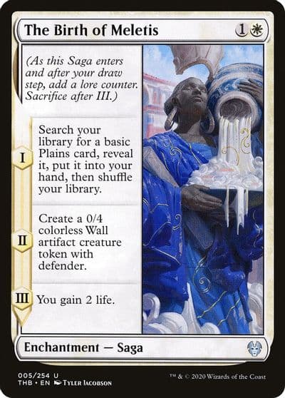 The Birth of Meletis Theros Beyond Death Magic card