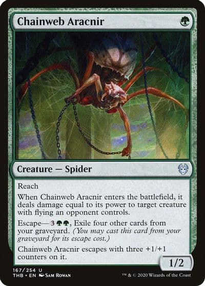 Chainweb Aracnir Theros Beyond Death Magic card