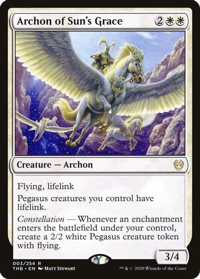 Archon of Suns Grace Theros Beyond Death Magic card