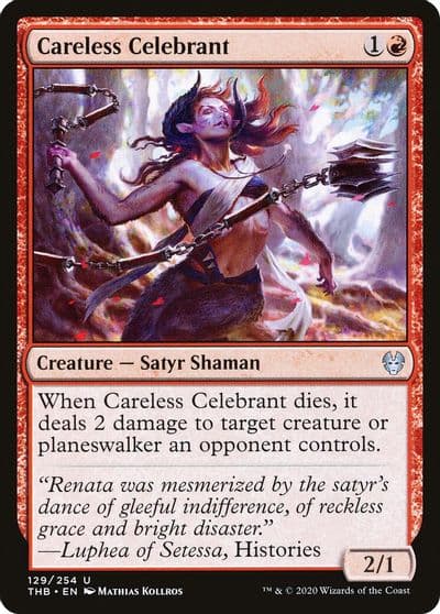 Careless Celebrant Theros Beyond Death Magic card