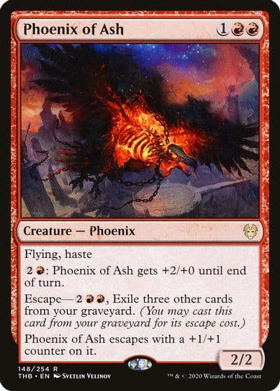 Phoenix of Ash Theros Beyond Death Magic card