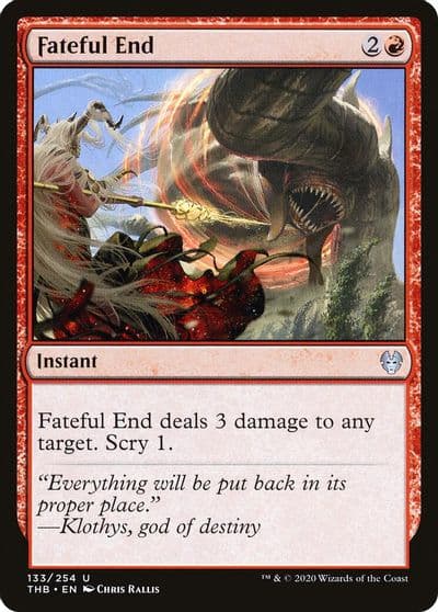 Fateful End Theros Beyond Death Magic card
