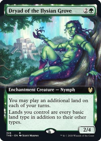 Dryad of the Ilysian Grove Extended Art Theros Beyond Death Magic card