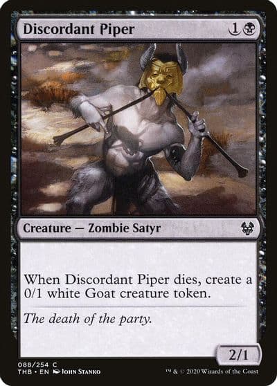 Discordant Piper Theros Beyond Death Magic card