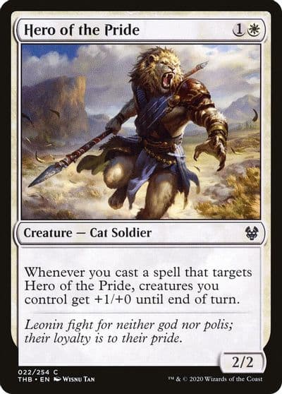 Hero of the Pride Theros Beyond Death Magic card