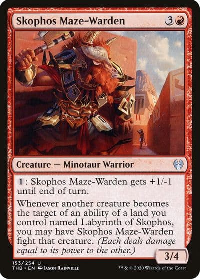 Skophos Maze Warden Theros Beyond Death Magic card
