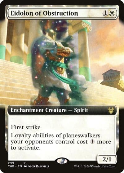 Eidolon of Obstruction Extended Art Theros Beyond Death Magic card