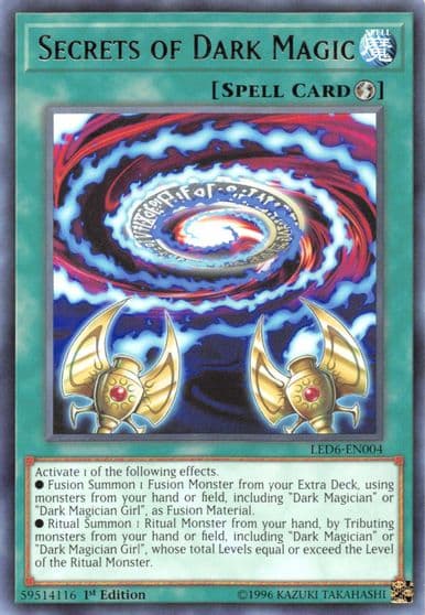 Secrets of Dark Magic Legendary Duelists: Magical Hero Yu-Gi-Oh! card