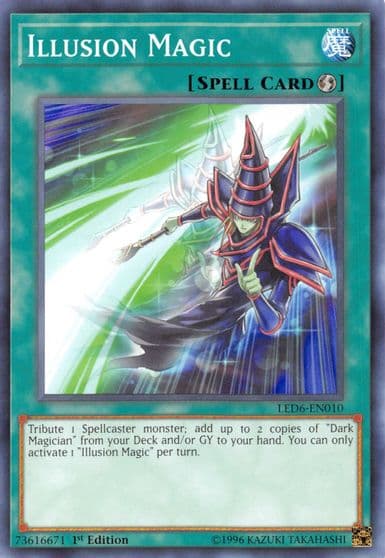 Illusion Magic Legendary Duelists: Magical Hero Yu-Gi-Oh! card