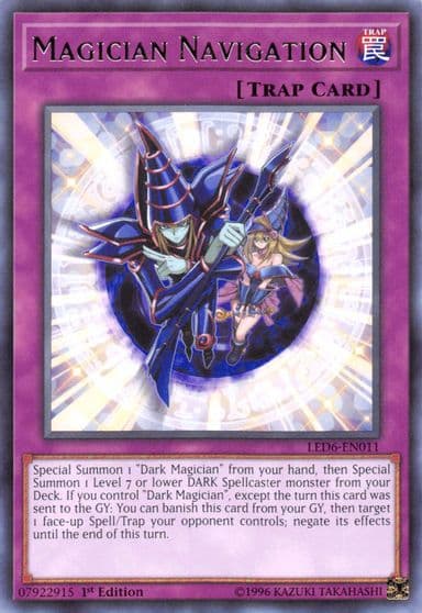 Magician Navigation Legendary Duelists: Magical Hero Yu-Gi-Oh! card