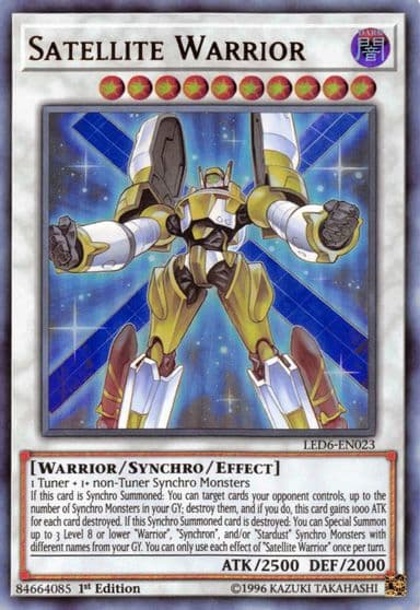 Satellite Warrior Legendary Duelists: Magical Hero Yu-Gi-Oh! card