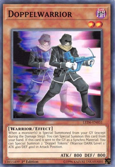 Doppelwarrior Legendary Duelists: Magical Hero Yu-Gi-Oh! card