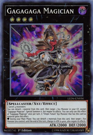 Gagagaga Magician Legendary Duelists: Magical Hero Yu-Gi-Oh! card