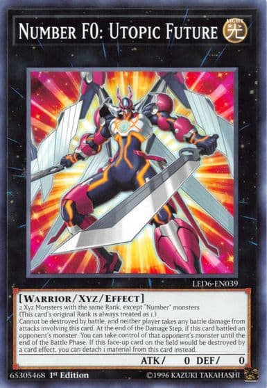 Number F0 Utopic Future Legendary Duelists: Magical Hero Yu-Gi-Oh! card