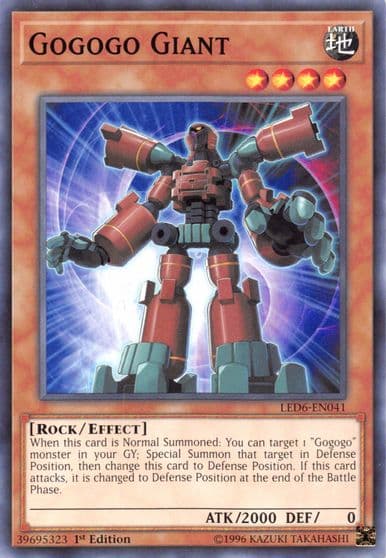 Gogogo Giant Legendary Duelists: Magical Hero Yu-Gi-Oh! card
