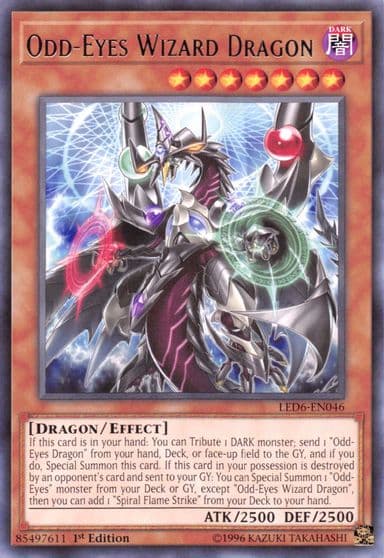 Odd Eyes Wizard Dragon Legendary Duelists: Magical Hero Yu-Gi-Oh! card