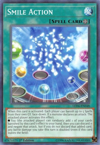 Smile Action Legendary Duelists: Magical Hero Yu-Gi-Oh! card