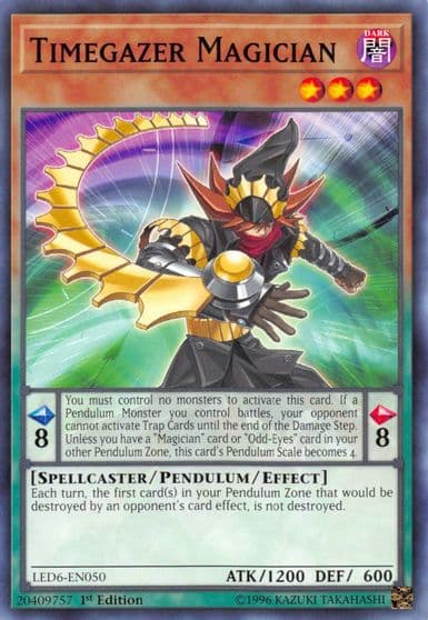 Timegazer Magician Legendary Duelists: Magical Hero Yu-Gi-Oh! card