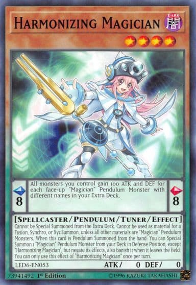 Harmonizing Magician Legendary Duelists: Magical Hero Yu-Gi-Oh! card