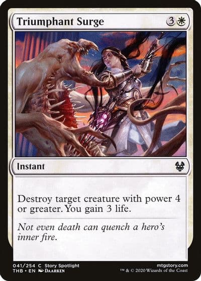 Triumphant Surge Theros Beyond Death Magic card