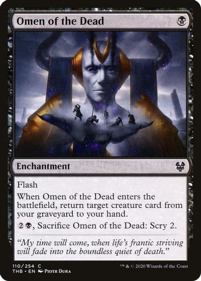 Omen of the Dead Theros Beyond Death Magic card