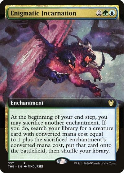 Enigmatic Incarnation Extended Art Theros Beyond Death Magic card