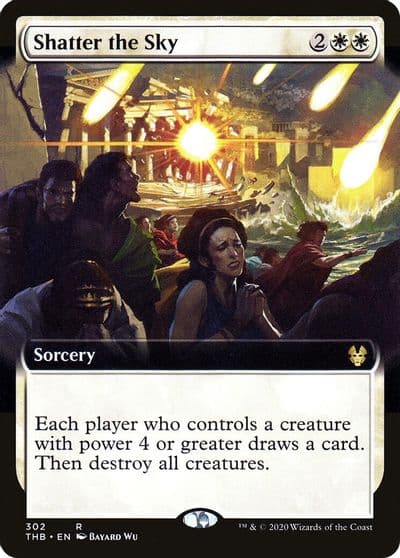 Shatter the Sky Extended Art Theros Beyond Death Magic card