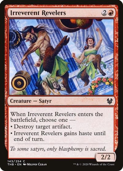 Irreverent Revelers Theros Beyond Death Magic card