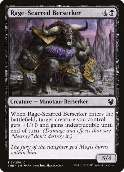 Rage Scarred Berserker Theros Beyond Death Magic card