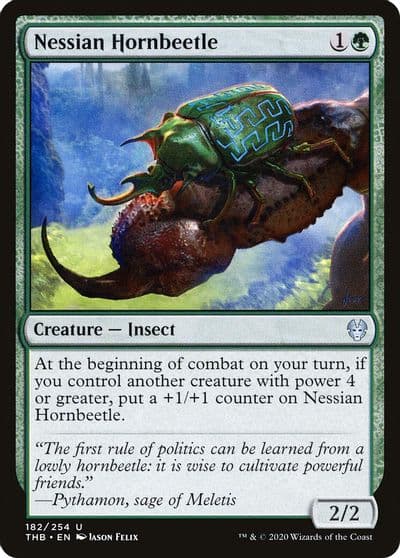 Nessian Hornbeetle Theros Beyond Death Magic card