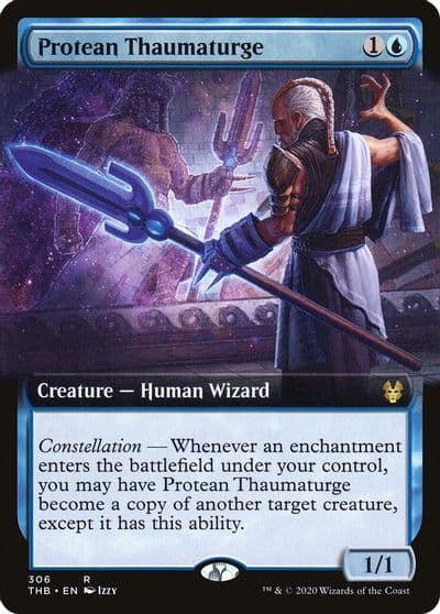 Protean Thaumaturge Extended Art Theros Beyond Death Magic card