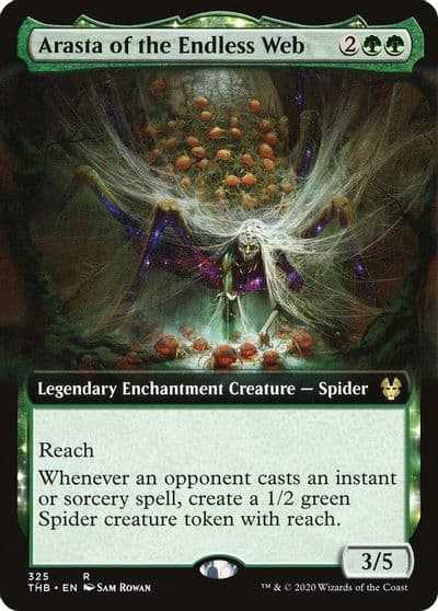 Arasta of the Endless Web Extended Art Theros Beyond Death Magic card