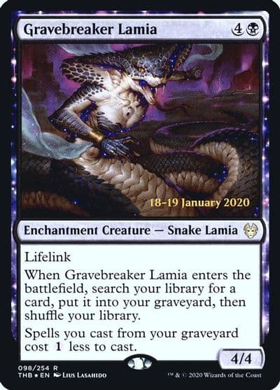 Gravebreaker Lamia Prerelease Cards Magic card