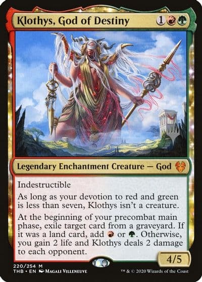 Klothys God of Destiny Promo Pack: Theros Beyond Death Magic card