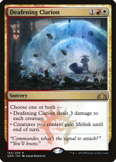 Deafening Clarion Promo Pack: Theros Beyond Death Magic card