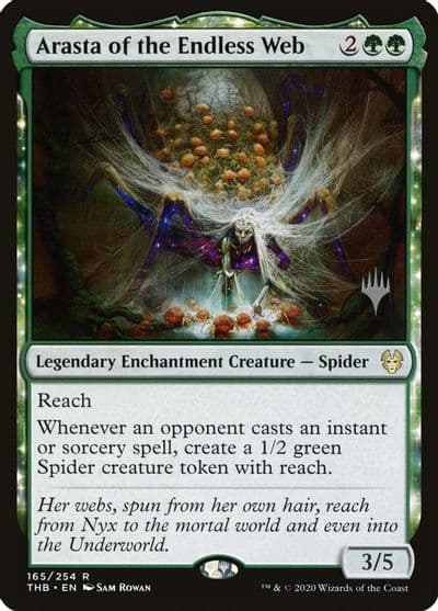 Arasta of the Endless Web Promo Pack: Theros Beyond Death Magic card