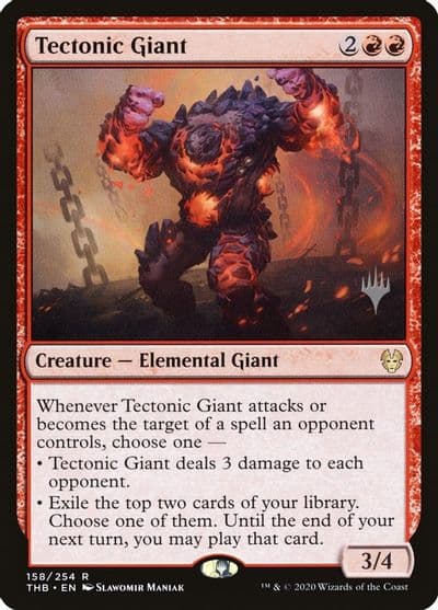 Tectonic Giant Promo Pack: Theros Beyond Death Magic card