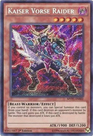 Kaiser Vorse Raider The Dark Side of Dimensions Movie Pack: Secret Edition Yu-Gi-Oh! card